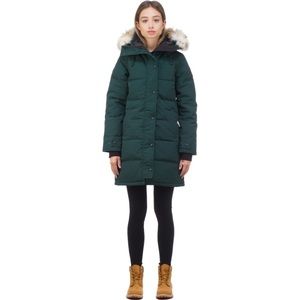 Canada Goose Shelburne Fur-Trim Parka size Medium in Spruce